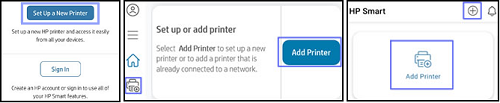 Clicking Set Up a New Printer or Add Printer