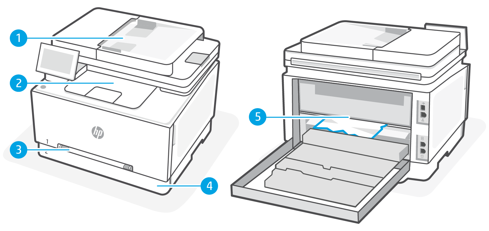 HP Color LaserJet Pro MFP 3300 Printers 'Paper Jam' error Soporte HP®