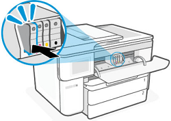 HP OfficeJet Pro 9730 プリンター - インクカートリッジを交換