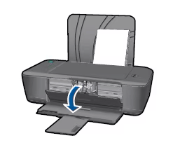 Opening the cartridge door