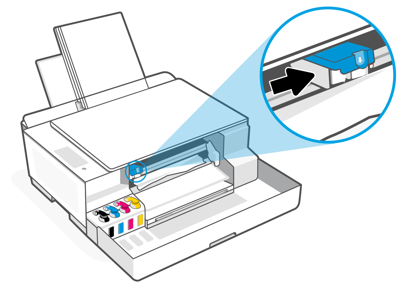 HP Smart Tank Printers 'E4' error (Paper Jam) HP® Support