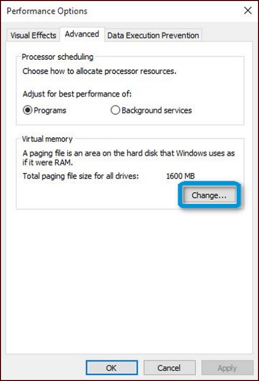 Hp pcs error your system is low on virtual memory hp support