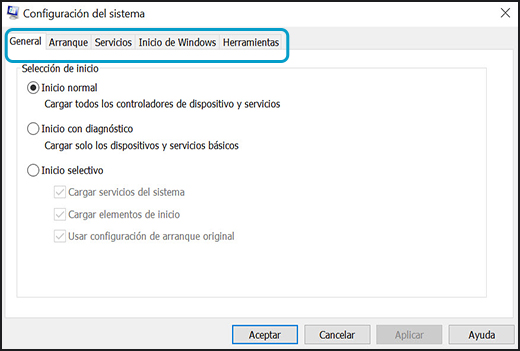 Equipos HP - Usar la Configuración del sistema de Microsoft | Soporte HP®
