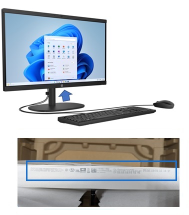 Find product and serial numbers for HP PCs, printers, and