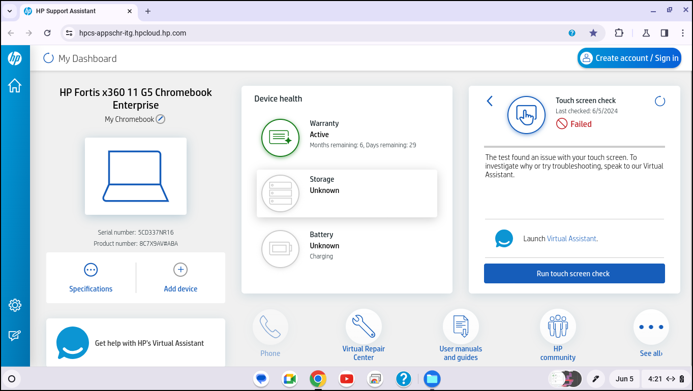 HP Chromebooks and HP Chromebases - HP Support Assistant for 