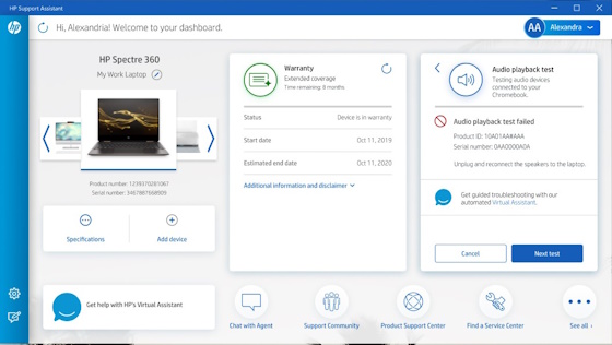HP Chromebooks and HP Chromebases - HP Support Assistant for 
