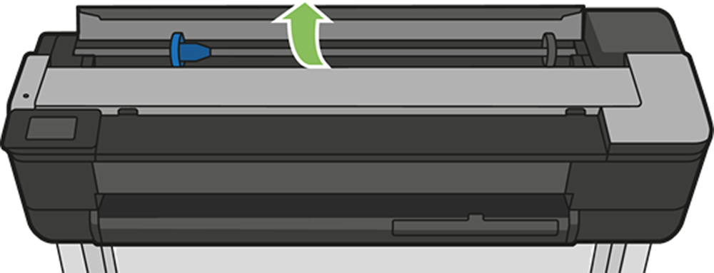 ロール紙の取り付け - HP DesignJet T730/T830 MFP | HP® サポート