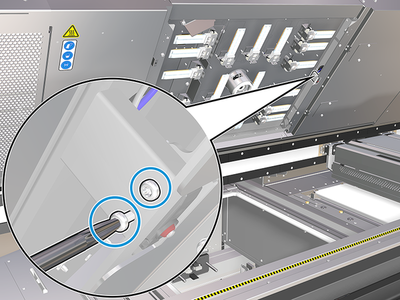 Top glass microswitch (M0P44-67217) | HP® Support