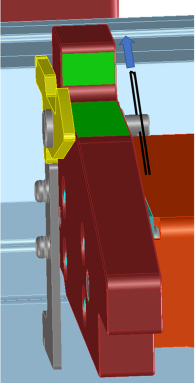 Structure rear ramp right SRV (3FW25-67028) | دعم HP®‎