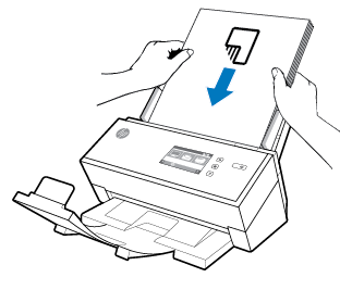 HP ScanJet Enterprise Flow 9000 s1, N9000 sn1 - Load documents in the ...
