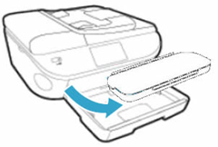Removing the output tray