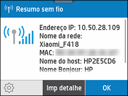 Localize o endereço IP de uma impressora HP | Suporte HP®