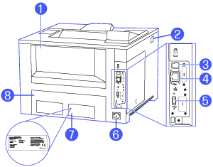 HP LaserJet Enterprise 6500n, 6500dn - Printer Views | HP® Support