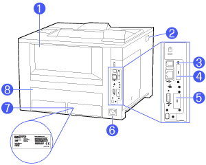 HP LaserJet Enterprise X50352dn - Printer Views | HP® Support