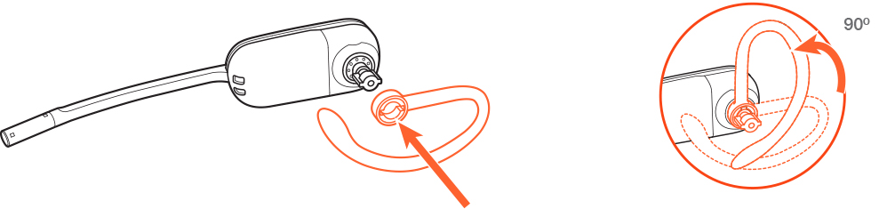 Right over-the-ear assembly | HP® Support