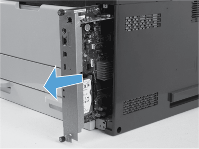 HP LaserJet Enterprise MFP M725 - Removal and replacement: Formatter ...