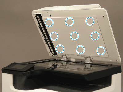Locate the reflector tabs
