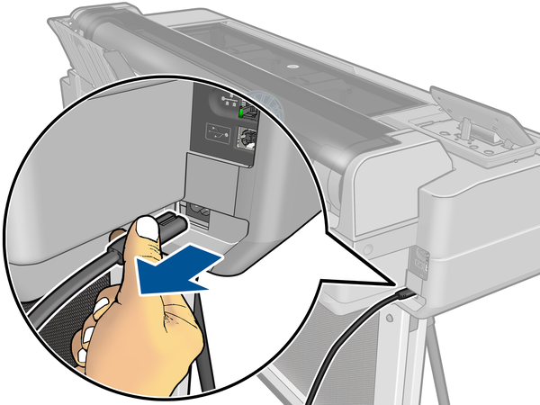 Turn the printer on and off | HP® Customer Support