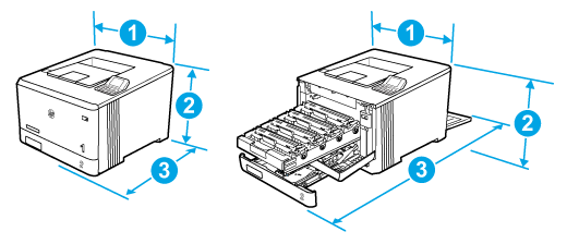HP Color LaserJet Managed E45028 - プリンタの仕様 | HP® サポート