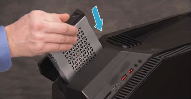 OMEN by HP 880 Desktops - Replacing a Top Hard Drive | HP® Support