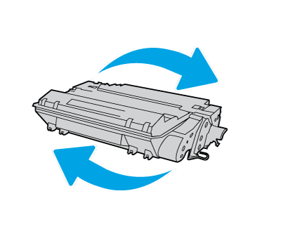 Toner kartuşunun sallanması