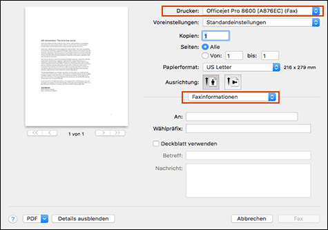 So faxen Sie mit einem HP Drucker oder Faxgerät | HP® Kundensupport