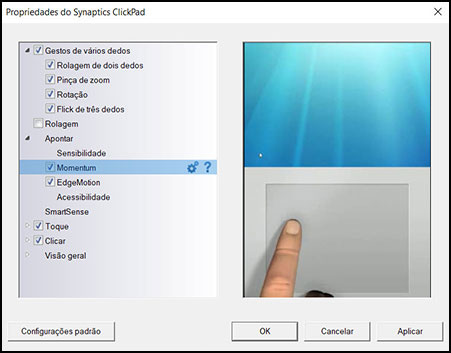 Notebooks HP - Usar o TouchPad ou ClickPad (Windows 10) | Suporte ao ...