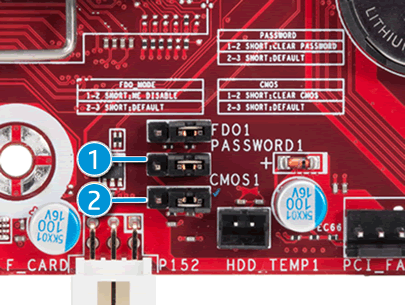 Equipos OMEN by HP 880 - Especificaciones de la placa base