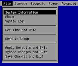 Hewlett packard setup utility bios настройка