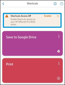 HP printers - Use HP Smart app Shortcuts | HP® Customer Support