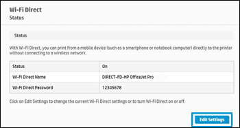Hp Printer Setup Wi Fi Direct Hp Customer Support