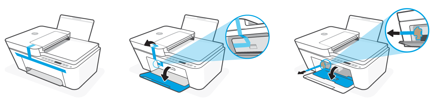 how to setup my hp deskjet plus 4100 printer