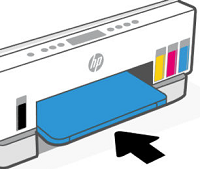 Reinserting the output tray