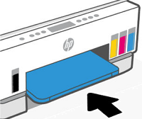 Reinserting the output tray