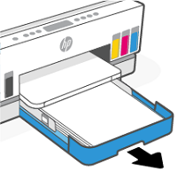 Removing the input tray