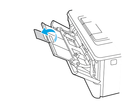 Flip out tray extension