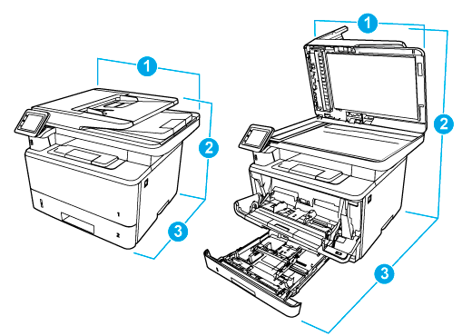 HP LaserJet Pro MFP 4101-4102 - Especificações da impressora | Suporte ...