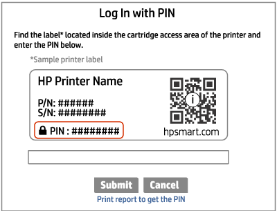 HP LaserJet Pro - Use a PIN to access the HP Embedded Web Server