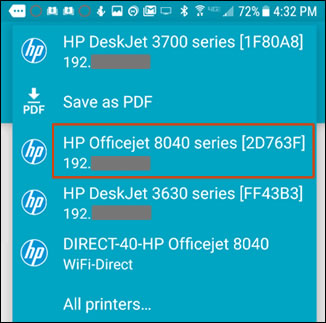 cara print dari handphone ke printer hp