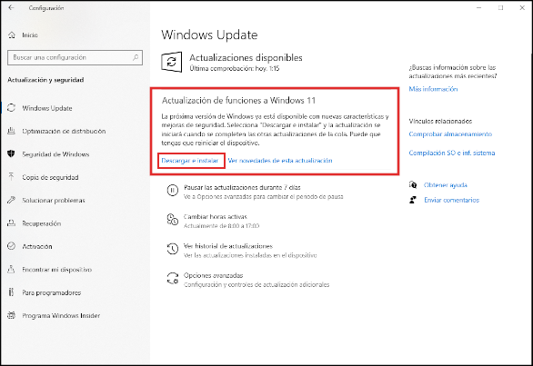 PC HP - Actualización a Windows 11 utilizando Windows Update | Soporte al  cliente de HP®