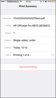 Stampanti HP compatibili Airprint