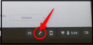 Pen icon in Windows taskbar