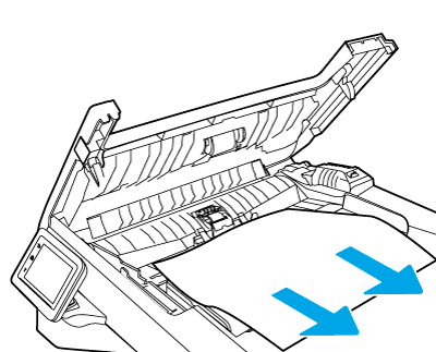 HP LaserJet Pro MFP 4101-4104 - Belge besleyicide 31.13 sıkışma
