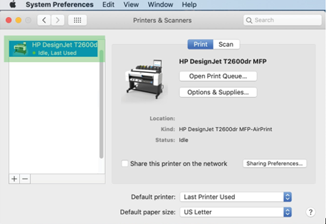 General printer settings | HP® Support