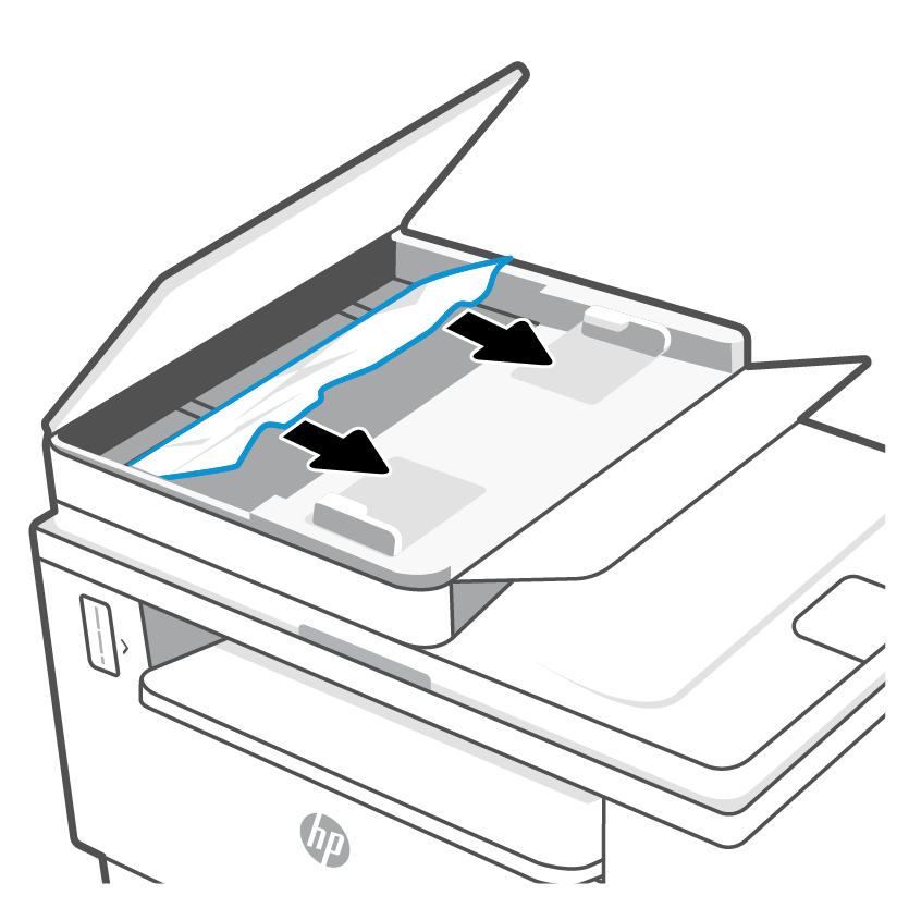 HP LaserJet Tank MFP 1005, 1600, 2600 printers 'Paper jam' error HP