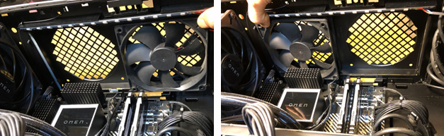 OMEN by HP 40L Gaming Desktop PC - Upgrading the top fans | undefined