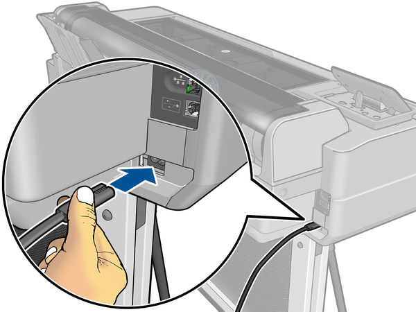 Plug in the power cord