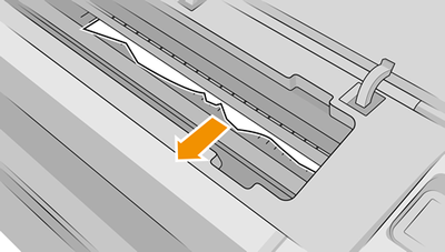 Removing jammed paper