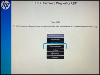 HP Notebook-PCs – Fehler 601 oder 60X wird auf einem schwarzen ...