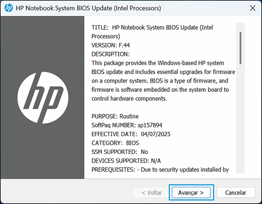 Notebooks HP - o erro 601 ou 60X é exibido em uma tela preta | Suporte HP®
